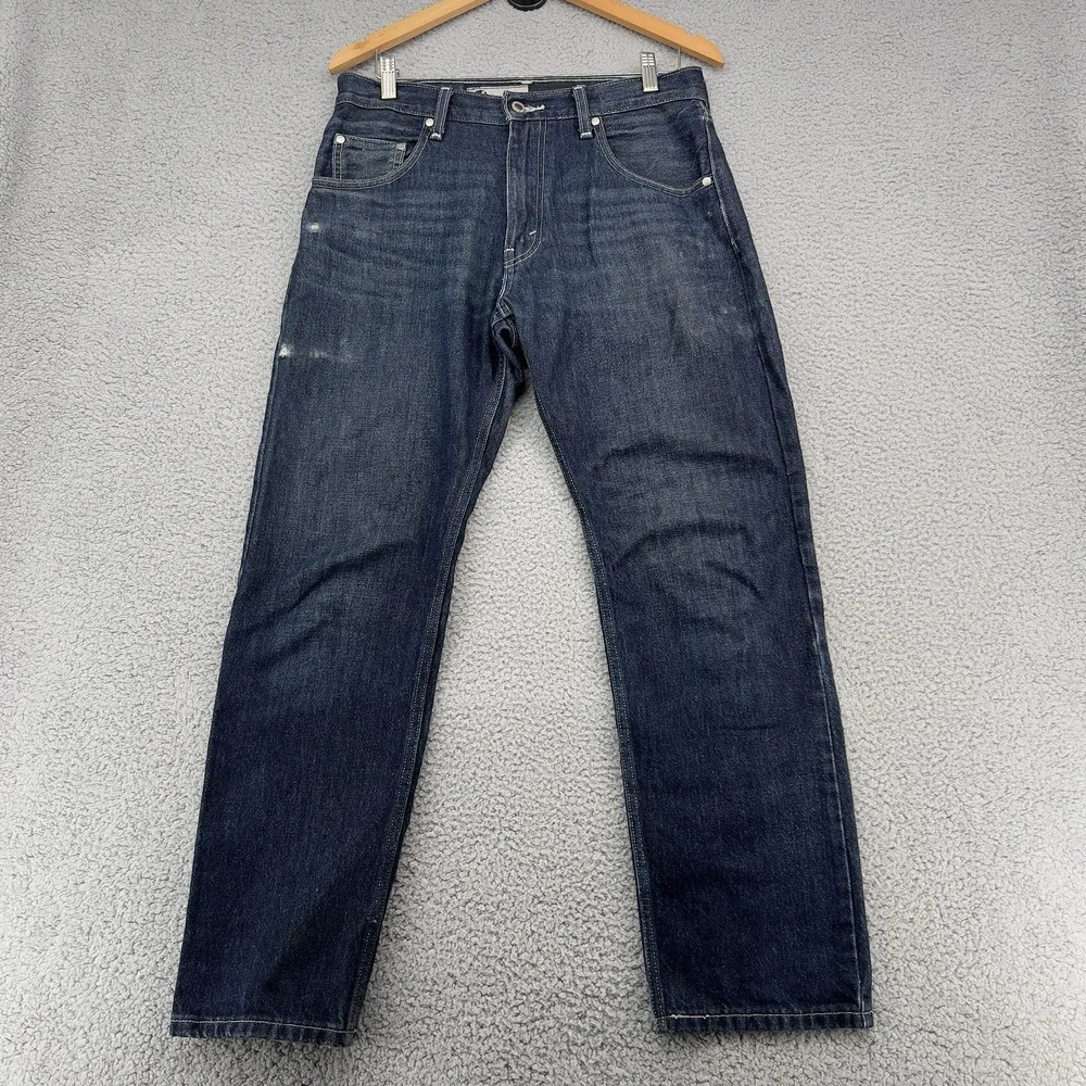 Levi's SilverTab Relaxed Straight Fit Jeans 100% Cotton Men's Size 30x30 Blue